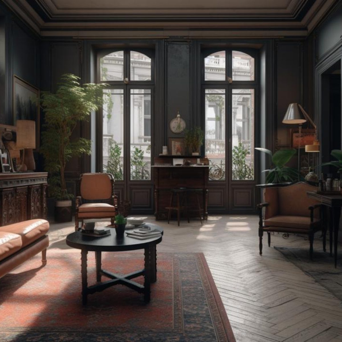 Rénovation haut de gamme d’un intérieur à Lyon 1 par BS Multitravaux, alliant tradition et modernité.